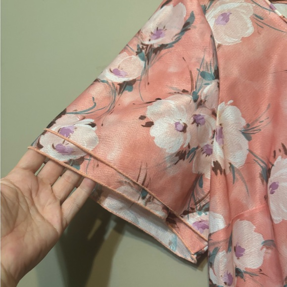 NANCY G Vintage Union Made 70’s Floral Shift Dress - Picture 3 of 7